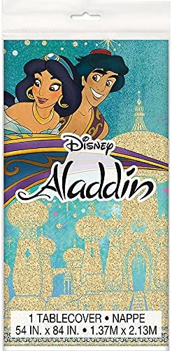 Egyedi Disney Aladdin Téglalap alakú Műanyag asztalterítő, 54 x 84, Többszínű