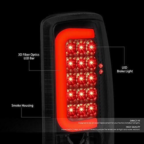 DNS AUTÓS TL-GMCDE00-LED-RD3D-BK-SM LED 3D-s hátsó Lámpa Szerelvény Vezető & Utasoldali [Kompatibilis