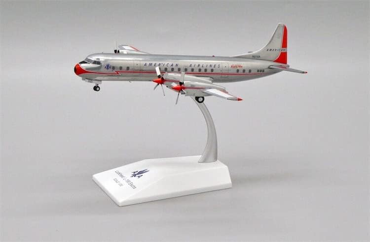 JC Szárnyak az American Airlines Lockheed L-188A Electra N6110A állvánnyal Limited Edition 1/200 FRÖCCSÖNTÖTT