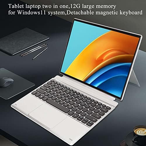 ASHATA 2 az 1-ben Laptop Nyerni 11, 12.3 a Laptop, Intel J4125 Quad Core Intel UHD Grafika 600, 12 GB