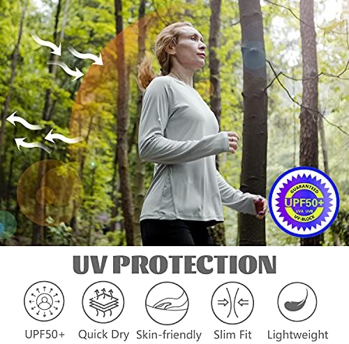 Costdyne Női UPF 50+ Ing UV Védelem Könnyű Hosszú Ujjú Gyors Száraz