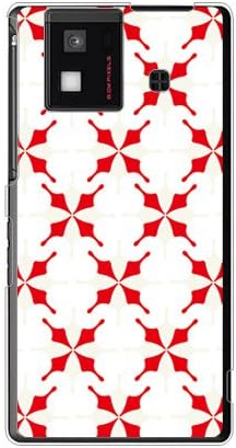 A második Bőr MHAK Nap Fehér x Piros (Törlés) / az AQUOS Phone SH-06D/docomo DSHA6D-PCCL-298-Y378