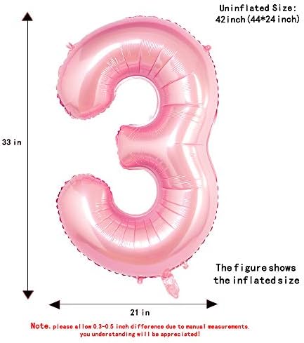 Tiffany Rózsaszín 3 Lufi,40 Hüvelyk Szülinapi Fólia Lufi, Party Dekoráció, Kellékek Hélium Mylar Digitális