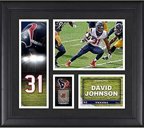 David Johnson, a Houston Texans 15 x 17 Játékos Kollázs egy Darab Játék-Használt Futball - NFL-Játék,