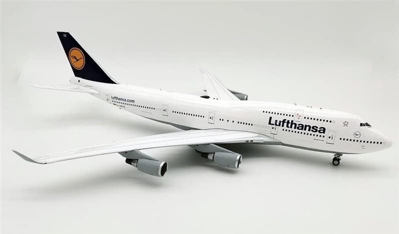 JFOX a Boeing 747-430 Lufthansa D-ABVZ állvánnyal Limited Edition 1/200 FRÖCCSÖNTÖTT Repülőgép Előre elkészített