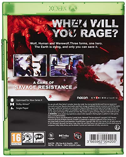 Vérfarkas: Az Apokalipszis - Earthblood (Xbox Sorozat X)