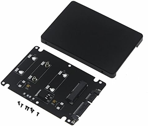 Optimális Bolt Mini PCI-E mSATA SSD 2,5 SATA Adapter Kártya Tok-Fekete