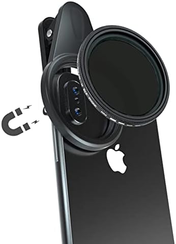 Kase, 41 mm-es Mágneses Fader ND Szűrő ND2-400 iPhone,felcsatolható ND2-ND400 mobiltelefon Kamera Lencse,