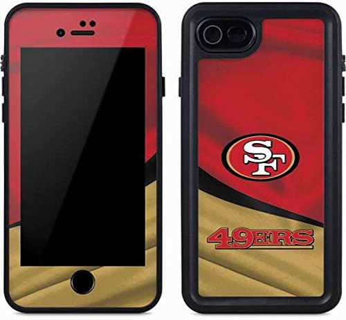 Skinit Vízálló Telefon tok Kompatibilis az iPhone 7 - Hivatalosan Engedélyezett NFL San Francisco 49ers